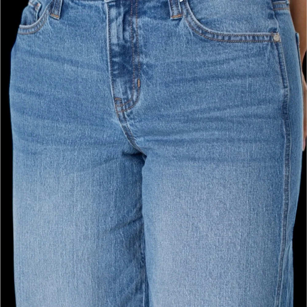 Plus Size Celebrity Pink Light Blue Wide Leg Jeans - Picture 8 of 14